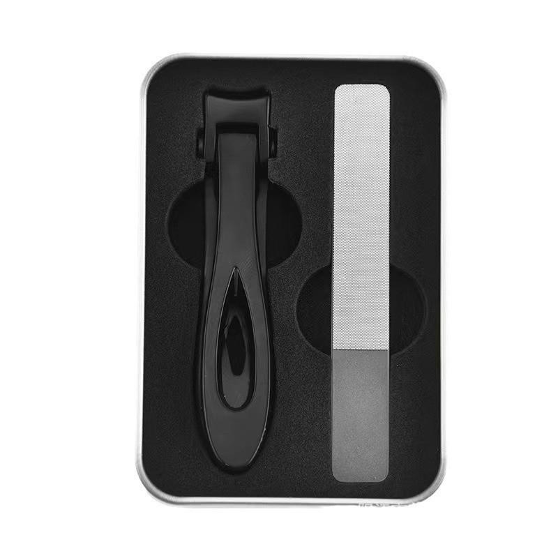 Stainless Steel Large Opening Nail Clippers - Portable Household Nail Cutter for Thick Toenails
