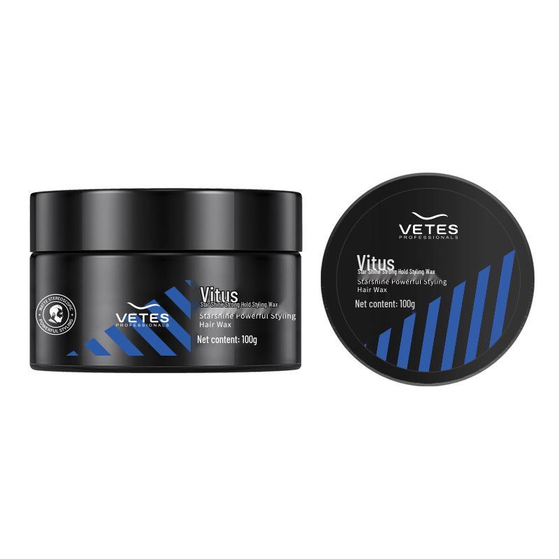 Vitess Fresh Scent Men's Hair Wax - Long-Lasting Hold Clay Pomade for Natural, Fluffy Styling