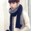 Winter Warm Two-Color Imitation Cashmere Scarf Thicken Long Neck Guard Shawl Comfortable Women's Shawl Wraps Cold Weather