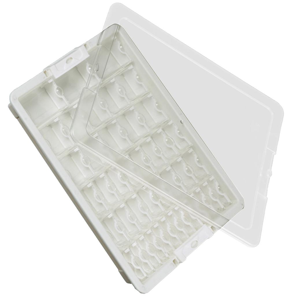 Plastic Bead Sorting Box with Individual Compartments Transparent Lid Sorting Tray for Jewelry Making Enthusiasts