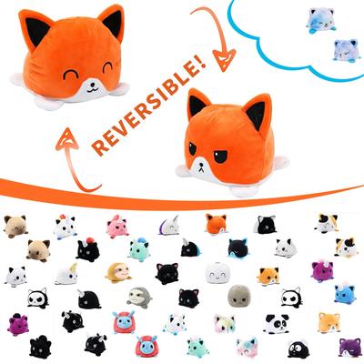 Cute Reversible Plush Toys Double Side Flip Plush   Plush Can