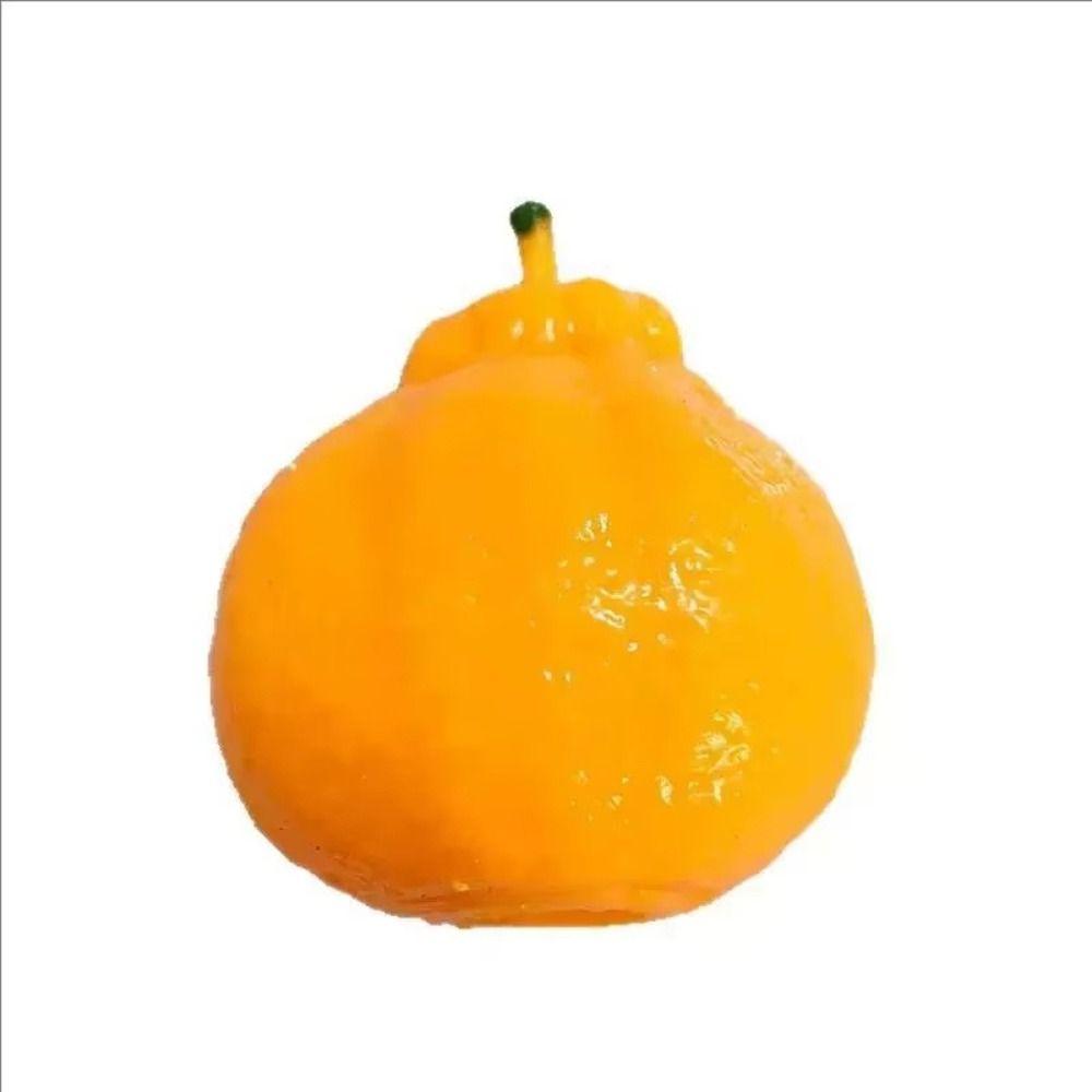 Soft TPR Ugly Tangerine Ball Skin Squeeze Toy DIY Pressure Ball Kit Adults Beginners
