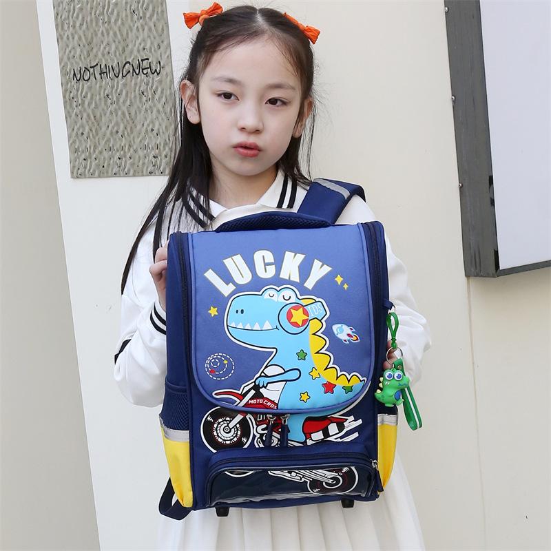 Schultasche Grundschüler Cartoon niedlich Weltraumtasche Jungen 1.-3. Klasse Rucksack