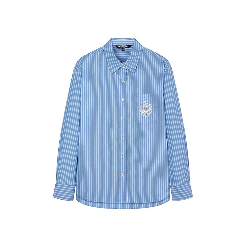 Teenie Weenie Women's Striped Long-Sleeve Shirt