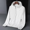 Unisex Summer Ice Silk Sun Protection Hooded Jacket for Outdoor Sports & Fishing