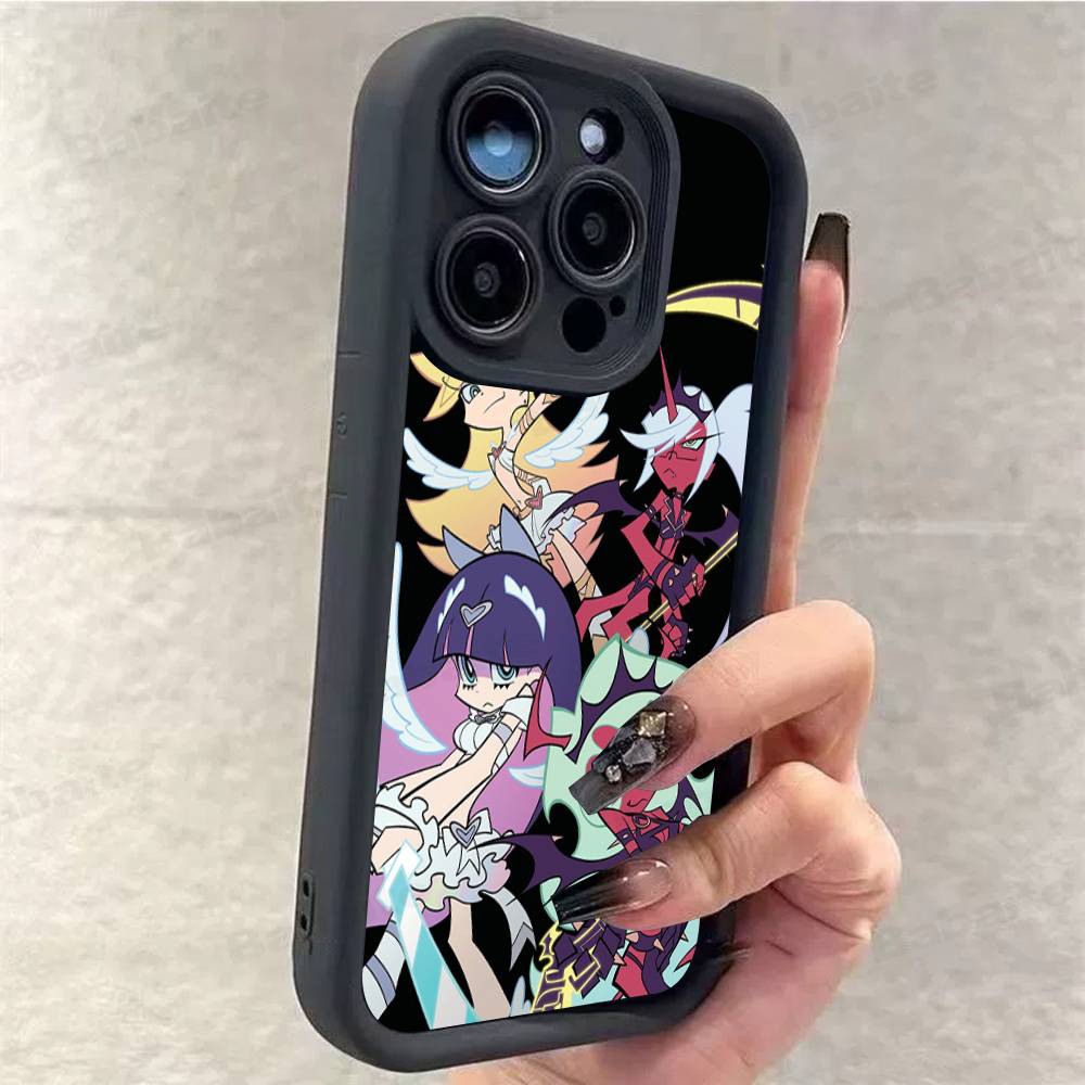 Panty Stocking G-Garterbelt Phone Case For iPhone 17 16 15 14 13 12 11 Pro Max Plus Mini Luck Cover