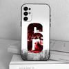 R6 Black Ice Rainbow   Phone Case For Samsung S25,S24,S21,S22,S23,S30,Ultra,S20,Plus,Fe,Lite,Note,10,Black Cover