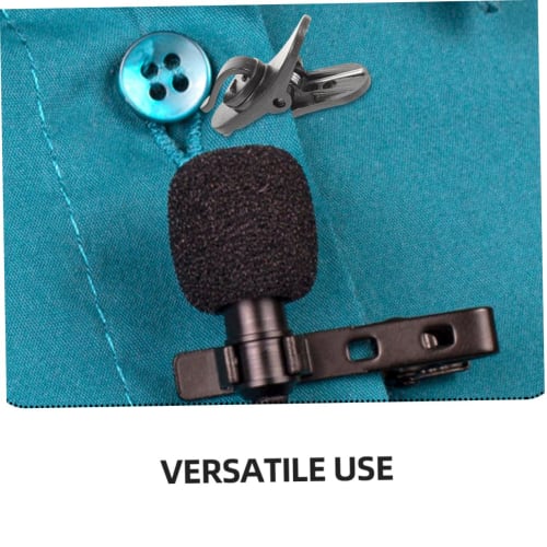 Alasum 15-Piece Microphone Clips, Microphone Cable Clips, Microphone Fixing Clips, Microphone Accessories, Earphone Wire Clips, Black