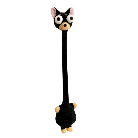 Cute Big-Eyed Stuffed Toy Long Neck Dog Duck Giraffe Plush Doll Car Bag Keychain Cute Animal Bendable Plush Figure Unique Gift for Dog Lovers