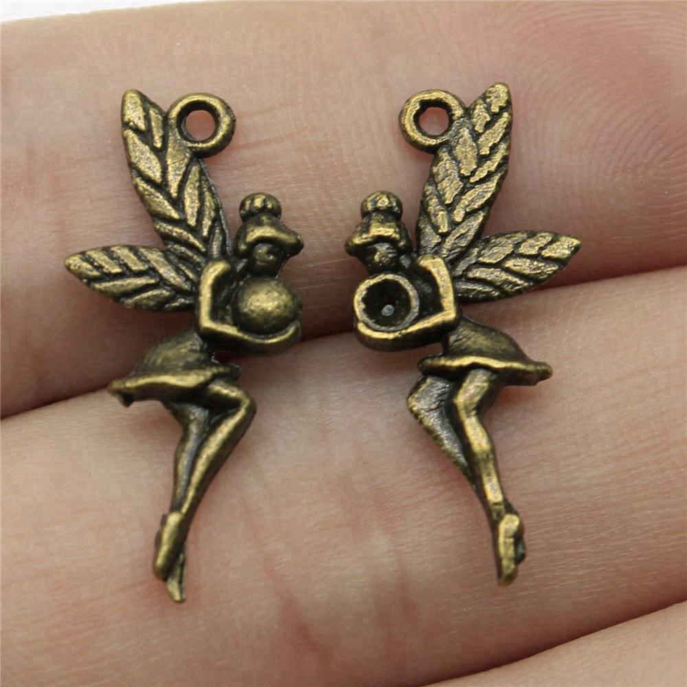 Big Angel Charms Pendant Couple Jewelry Unusual Gifts For