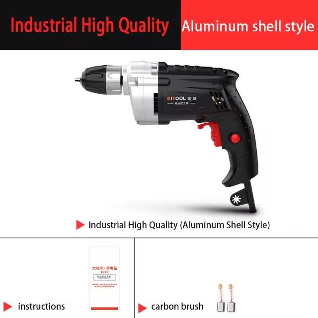 Multifunction Electric Drill Tools Hand Drill Household Mini Electric Drill Machine Drilling Pistol Screwdriver With Cord 220V