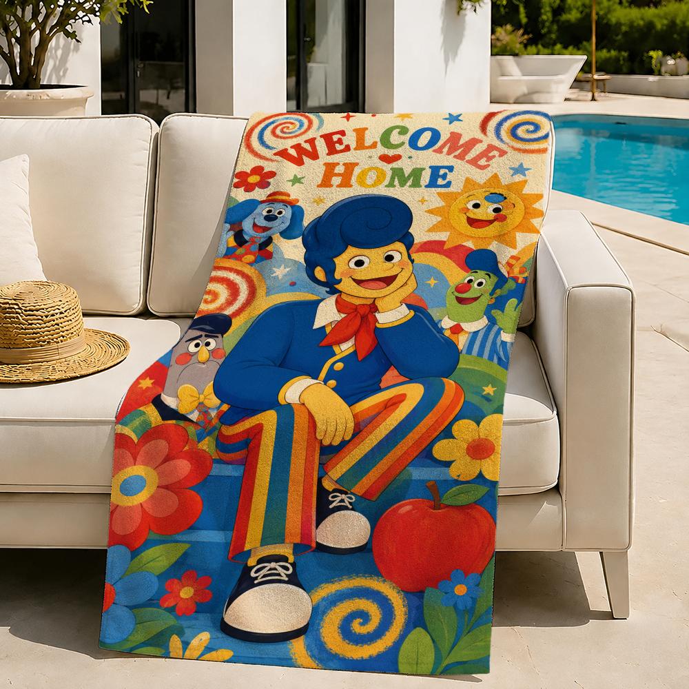 Animation Welcome Home Towel Towel beach towel, quick drying absorbent bath towel for Swim,Gym,Camping,Outdoor hot