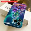 2DFlat Aurora Christmas Tree Glowing in Snowy Night All inclusive film hard phone case, compatible with iPhone 18 Pro Max 17 16 15 14 13 12 11