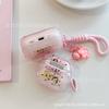 Through Powder Illustration Xiaoyu Is Suitable for AirPods Pro1 Protective Case AirPods 1 Apple Earphone Cover 11th Generation Pro1