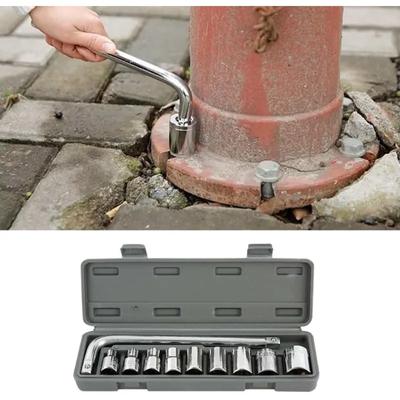 Zestaw kluczy nasadowych z tuleją stalową Narzędzia Klucze Narzędzia mechaniczne do domu Metal Stolarstwo Budowniczy Akcesoria samochodowe
