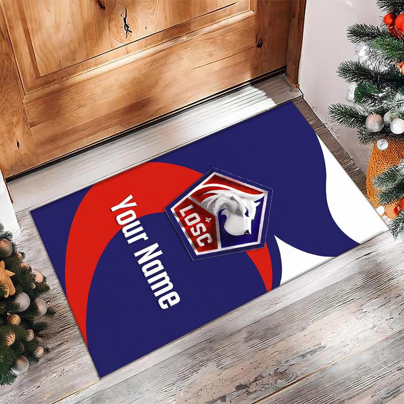 LOSC Lille Printed Crystal Velvet Rug Non‑Slip Crystal Velvet Carpet For Sofa Bedroom Indoor Home Decoration