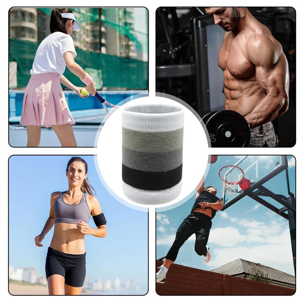 Sports Wristband, Sweat Absorbing, Breathable, Men's and Women's Running, Football Wrist Sweatbands for Football Sports, Basket