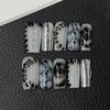 10Pcs Dark Sweet 3D Butterfly Floral Handmade Fake Nails Mid Length Ballet Acrylic Press On Nails For Women
