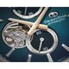 Orient Star M34 F7 Semi-Skeleton Automatic Watch, Men's Blue-Green, Made In Japan, with a 2-Year Manufacturer's Warranty (RK-BY0001A)
