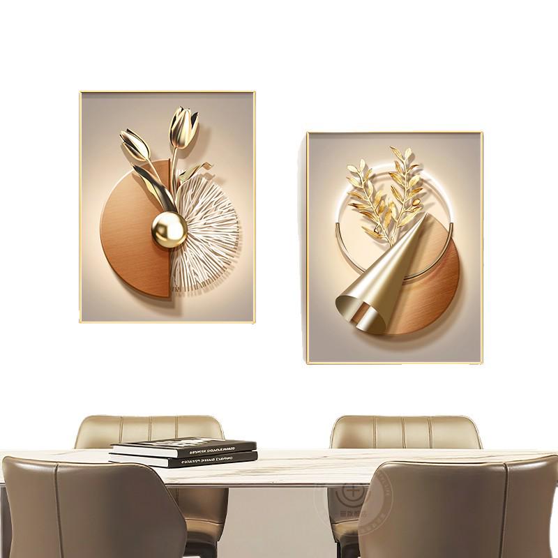 Elegant Dining Room Wall Art: High-End Decorative Painting for Dining Table Background