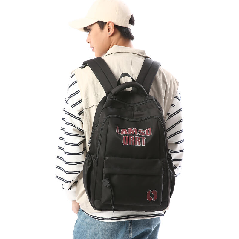 Large Capacity Men's Backpack Junior High School Student Schoolbag Women's Travel Backpack