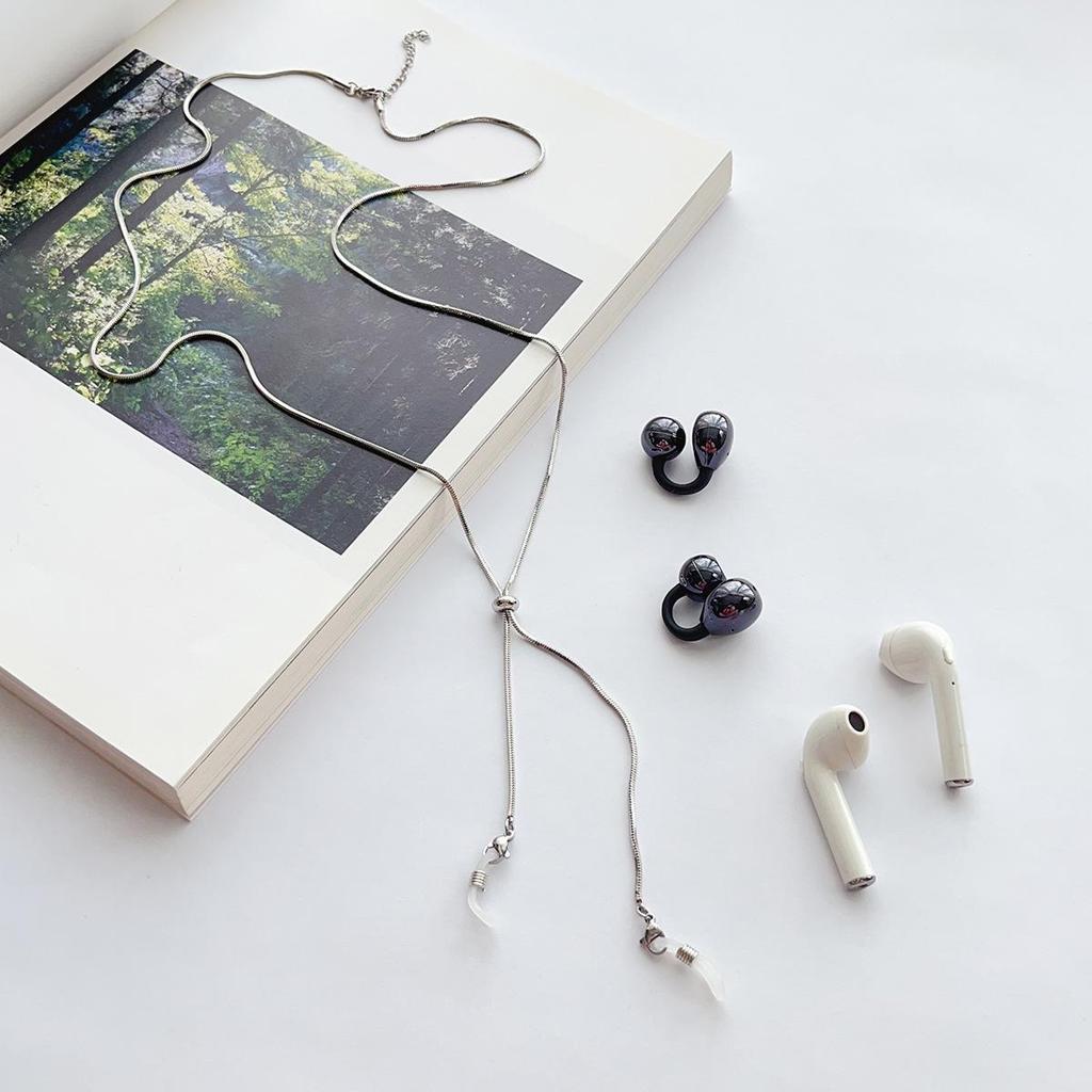Hearing Aid & Earphones Anti-Lost Lanyard Necklace for Huawei FreeBuds5 & Apple Earphones