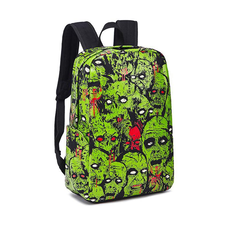 SHELKSBAG Funny Zombie Attack Backpack Unisex