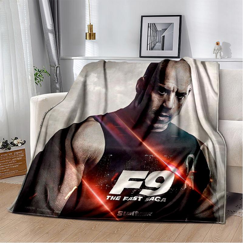 HD 10 Fast & Furious X 3D Printed Soft Plush Blanket,Flannel Blanket Throw Blanket for Living Room Bedroom Bed Sofa Picnic Kids