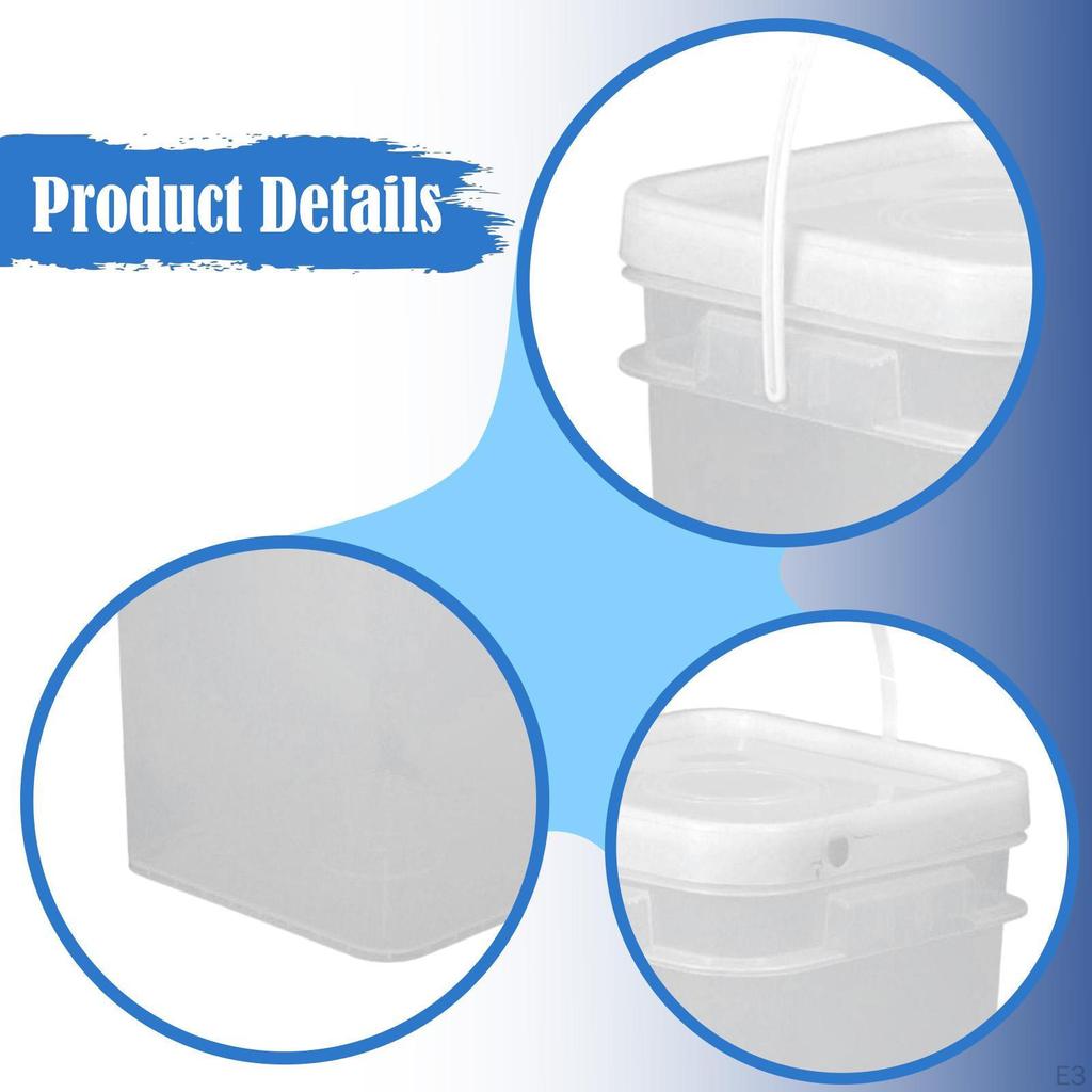 Leerer Farbeimer Eimer Angelaufbewahrungsbehälter für Küchen- und Garagenorganisation