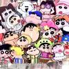 Shin-chan Acrylic DIY Double-Sided Patches - 2cm, 4cm, 8cm