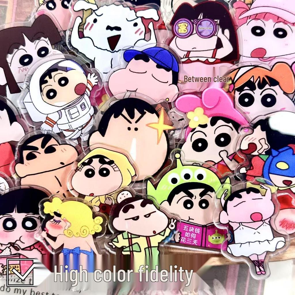 Shin-chan Acrylic DIY Double-Sided Patches - 2cm, 4cm, 8cm