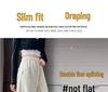 Women's 2024 Fleece-Lined Sports Sweatpants: Drape, Narrow, Slimming Straight, and Wide Leg Styles for Spring & Autumn
