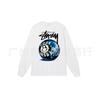 Unisex Heavyweight Cotton Long Sleeve Crewneck Sweatshirt Casual Wear Oversized Fit 300-350gsm