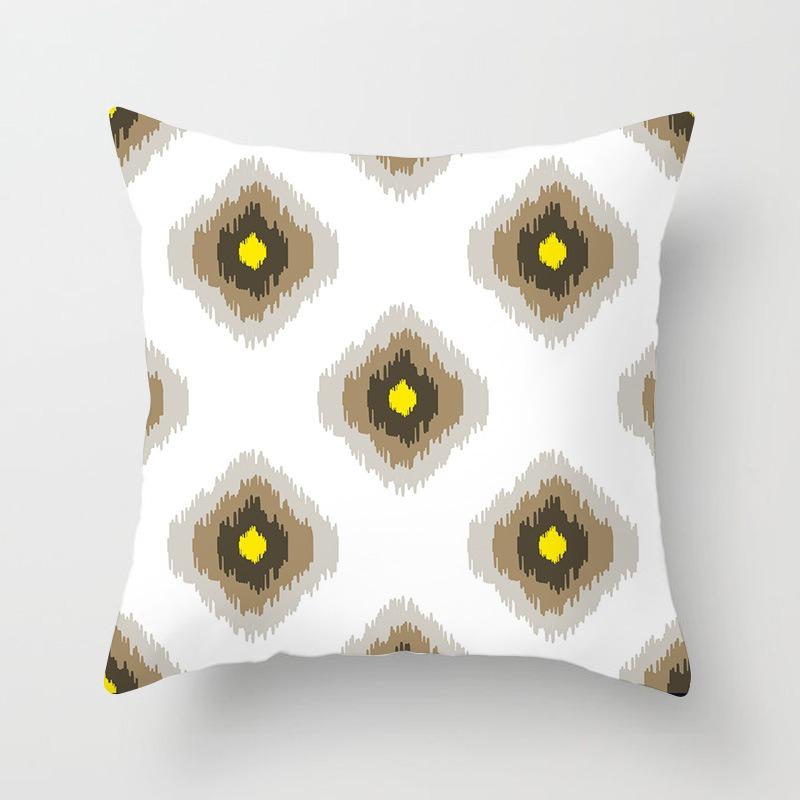 Luxury Home Decor Cushion Cover Office Sofa Cushion Cover Simple Fireworks Geometric Pattern Pillow Cover