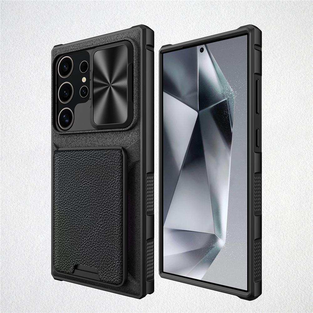 

Для Samsung Galaxy S24 Ultra 5G чехол кожаный съемный кошелек слот для карт чехол для телефона с защитой камеры противоударный Fundas For Galaxy S24 Ultra