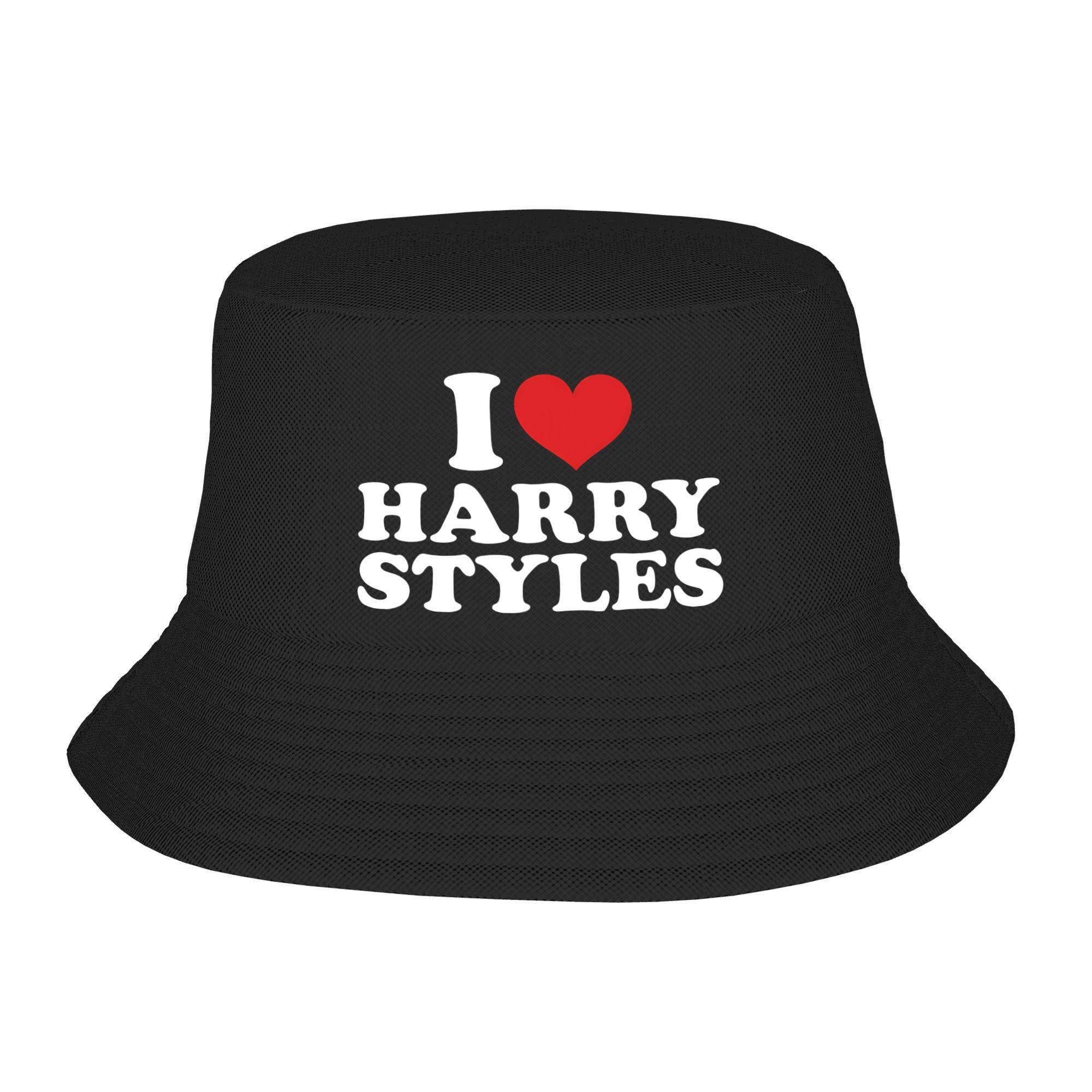 

Унисекс Шляпа-ведро Love HHarrys SStyles Портативные Рыбацкие Шляпы Летние Повседневные Кепки для Рыбалки Уличная Одежда Индивидуальная Шляпа от Солнца One Size