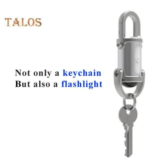 Portable LED Work Light Keychain Pendant Super Bright High Lumens Rechargeable Compact Work Light Flashlight Keyring