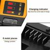 Electric Goddess Lithium Battery Charger With LED Display 10.8V 14.4V 20V Battery Charger For 20V Battery Pin