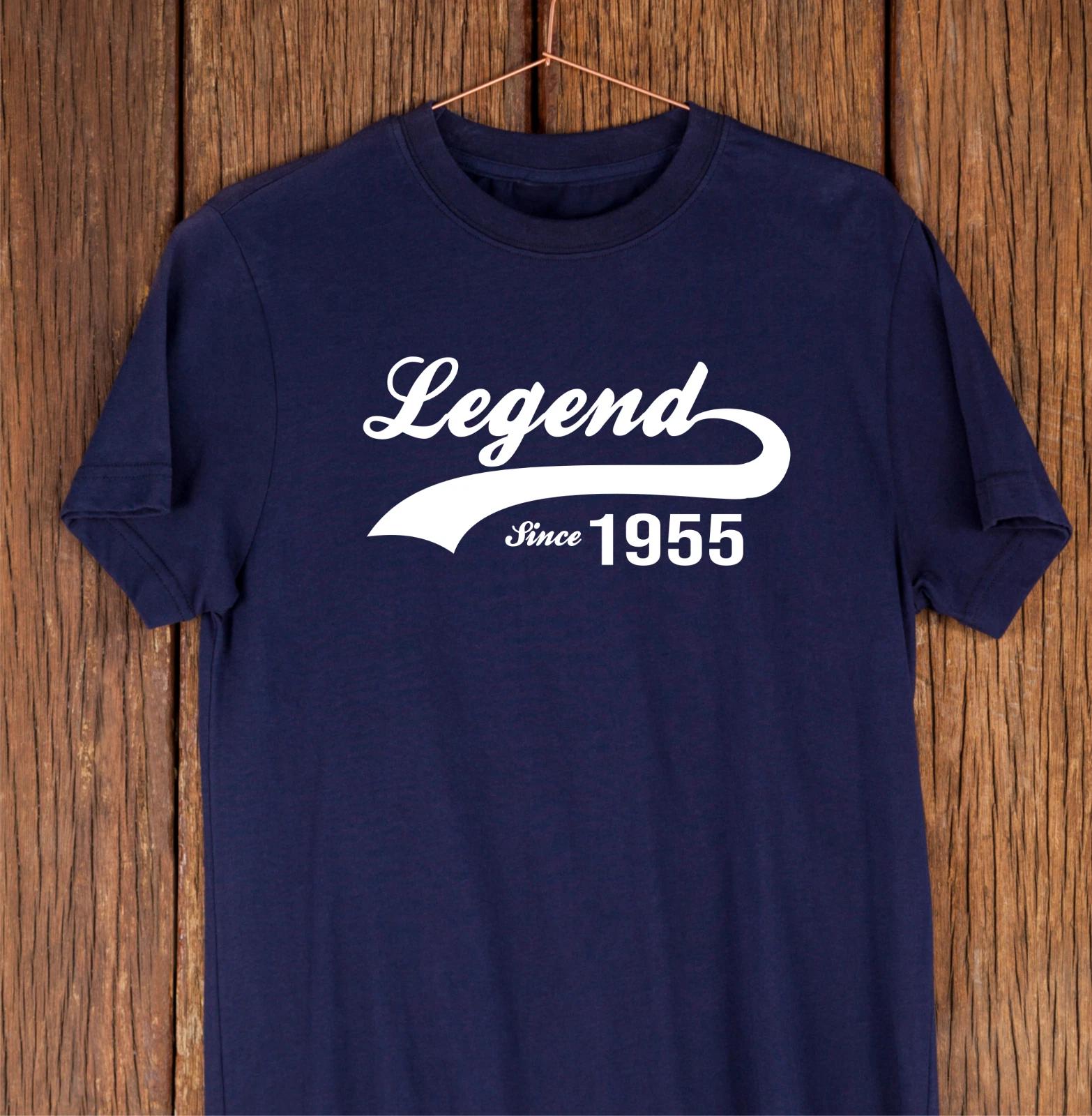Legend Since 1955, 70th Birthday T-Shirt, Gift for 70 year old man, 70th tShirt L
