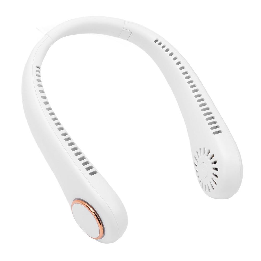 Faltbarer Tragbarer Nackenventilator USB Wiederaufladbar Hängend Freihändig Klingenlos Batteriebetrieben Tragbar