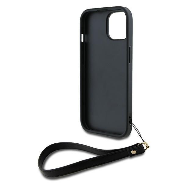 Dkny Dkhcp15Mpbswsk Iphone 15 Plus6.7 Czarny/Black Hardcase Wrist Strap Stock Logo