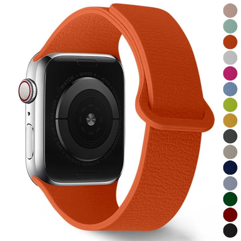 Magnetic Strap For Apple Watch Series 11 42mm 46 45 41 44 40 38mm Silicone Band For Iwatch Ultra 3 2 1 49mm 10 9 8 7 6 54 3 2 1