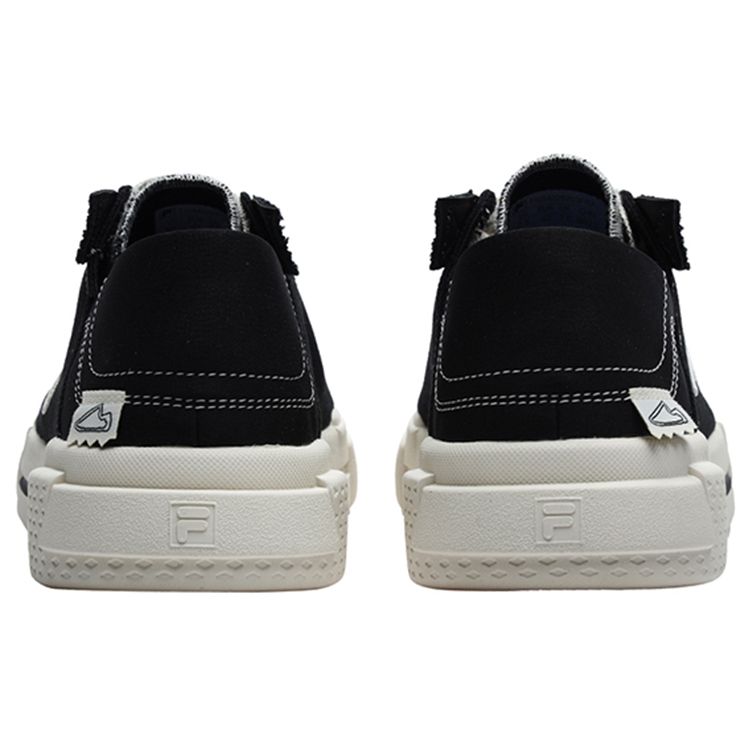 Fila Fusion Wallride DX Casual Durable Lightweight Low-Top Canvas Shoes Men Sneaker Black White T12M228203FBA