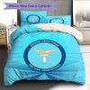 Società Sportiva Lazio Pattern Bedding Quilt Set Home Decoration Gift (1 * Duvet Cover + 2 * Pillowcase Without Core)