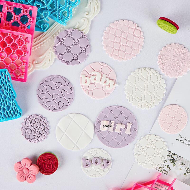 Geometric Pattern Fondant & Cookie Cutter Set