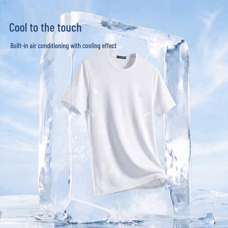 MONTAGUT Men's Tech Blend Short-Sleeve T-Shirt