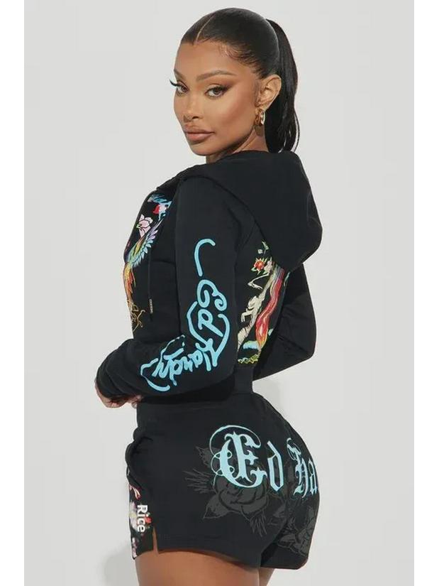 XH903 European & American Women's Fashion Print Suit - 2024 Spring/Summer Collection