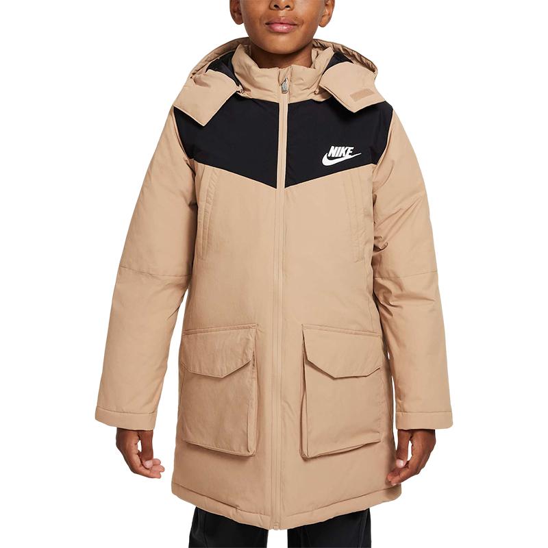 Nike Down Jacket Khaki Teenagers HV7189-200 140/S