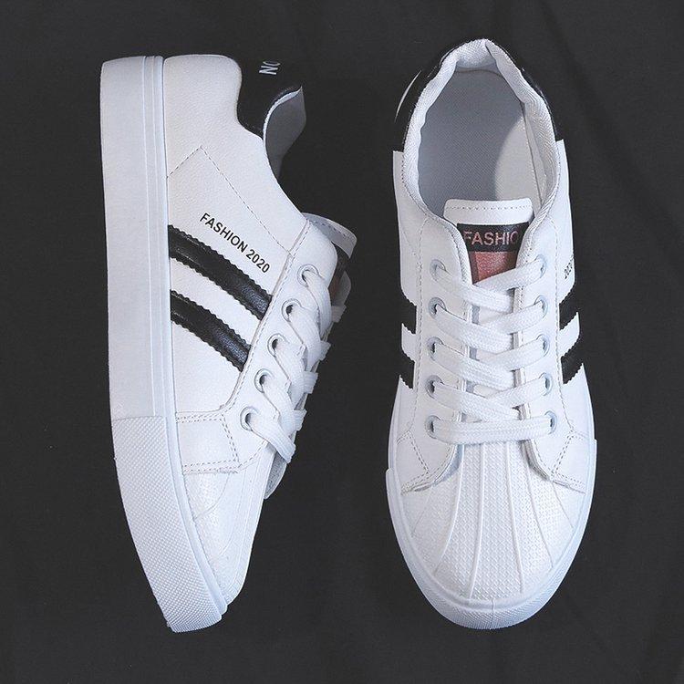 2025 spring and autumn new women's shoes women's board shoes student shoes street shooting white shoes low-top casual shoes leather tide