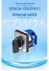 Zhuochao SZW26-125/D101.1 102 Three-Position Universal Changeover Switch